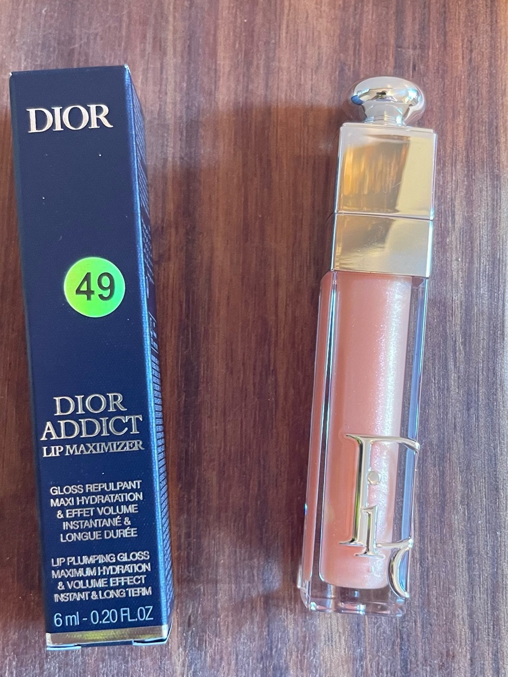 Limited Edition Dior Addict iridescent Lip Maximiser 046 Sunbeam  new with box